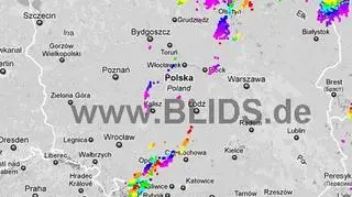 Burze nad Polską (blids.de)