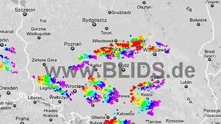 Burze nad Polską (blids.de)