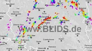 Burze nad Polską, godz. 17:15-19:15