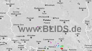 Burze nad Polską w godz. 8-10