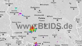 Burze w Polsce 18.45-20.45