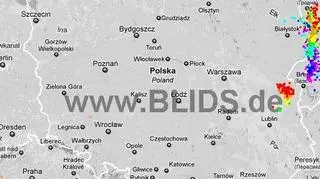 Burze w Polsce (blids.de)