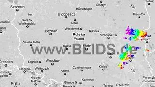 Burze w Polsce (blids.de)