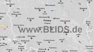 Burze w Polsce (blids.de)