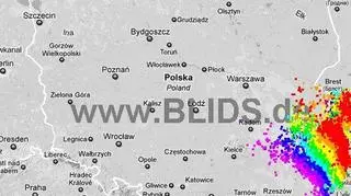 Burze w Polsce (blids.de)