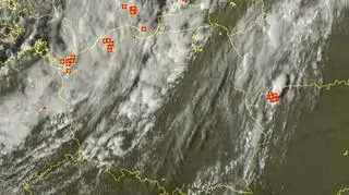 Burze w Polsce/sat24.com