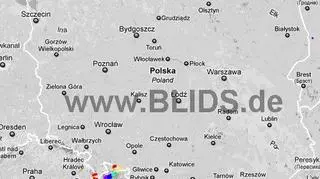 Burze w Polsce w godz. 17.30-19.30