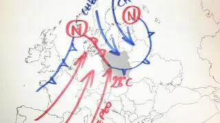 Chłód z północy wlewa się do Polski