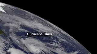 Chris, już jako huragan 21 czerwca (NASA)