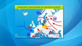 Chwilowe ochłodzenie w centrum Europy