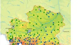 Cieżka sytuacja hydrologiczna w woj. małopolskim źródło IMGW