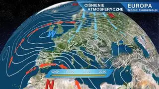 Ciśnienie atmosferyczne w Europie