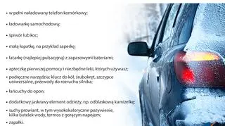 Co mieć w samochodzie zimą (za Rządowym Centrum Bezpieczeństwa)