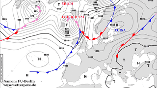 Czwatek 12 marca w Europie według DWD