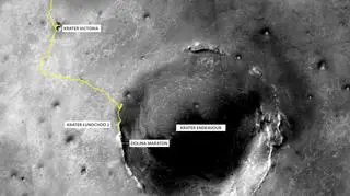 Do 27 lipca 2014 łazik Opportunity przejechał na Marsie 40,25 km - to największa odległość pokonana przez pojazd kołowy poza Ziemią