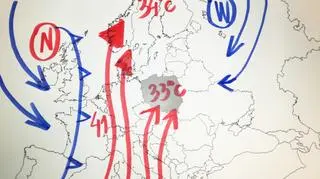 Do Europu napływa gorące powietrze