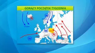 Do Polski dotrą gorące masy powietrza