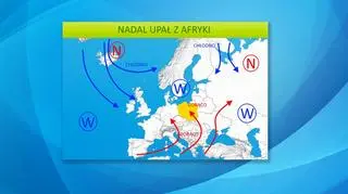 Do Polski napływa afrykańskie powietrze