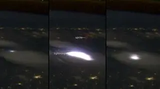 "Duszki" (ang. sprites) to wyładowania zachodzące w wysokich warstwach atmosfery