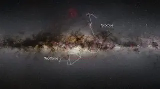Dwa regiony galaktyki. Z takich zdjęć skompilowano to największe (ESO)
