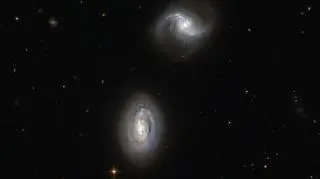 Dwie galaktyki zaczynają się zbliżać (ESA/Hubble and NASA)