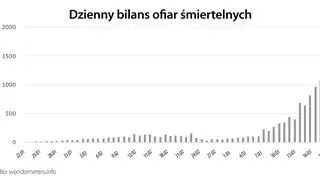 Dzienny bilans ofiar śmiertelnych