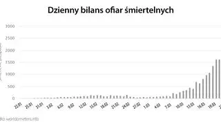 Dzienny bilans ofiar śmiertelnych