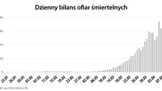 Dzienny bilans ofiar śmiertelnych (tvnmeteo