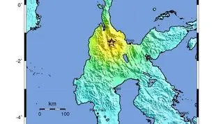 Epicentrum znalazło się 56 km na południowy wschód od Palu (USGS)
