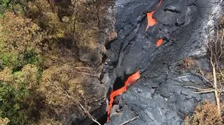 Erupcja hawajskiego wulkanu Kilauea