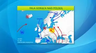 Fala gorąca nad Polską