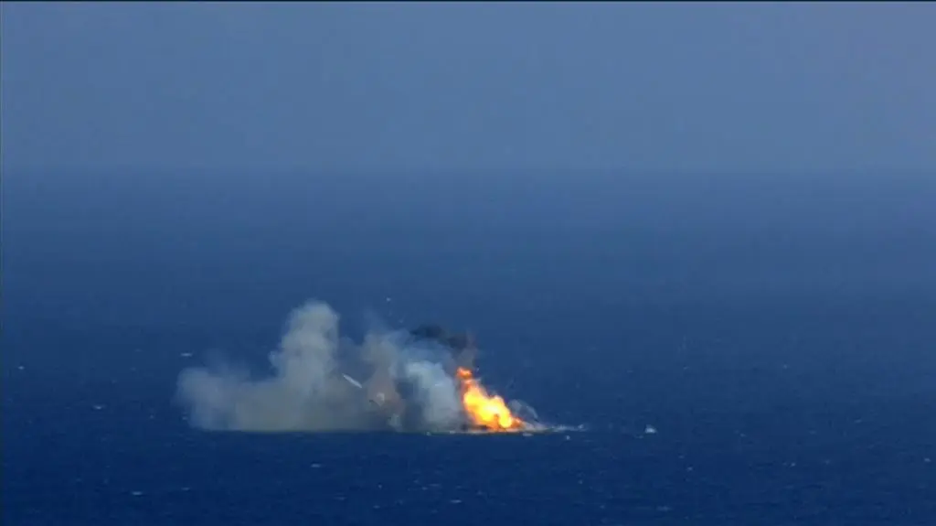 Falcon 9 eksplodował