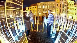 Festiwal Światła SKYWAY w Toruniu/ tak.torun.pl