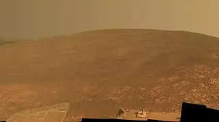 Fragment grzbietu Murray Ridge sfotografowany przez łazik Opportunity