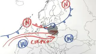 Fronty atmosferyczne w Europie