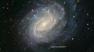 Galaktyka NGC 1187 z supernową SN 2007 (ESO)