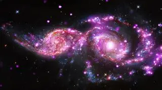 Galaktyki NGC 2207 i IC 2163