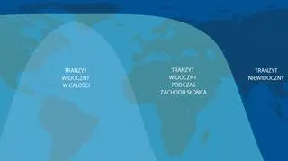 Gdzie będzie widoczny tranzyt Merkurego? (tvnmeteo