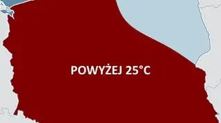 Gorące powietrze nad Polską w piątek