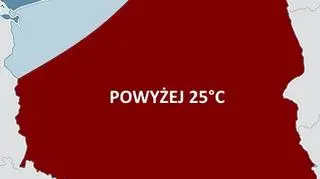 Gorące powietrze nad Polską w sobotę