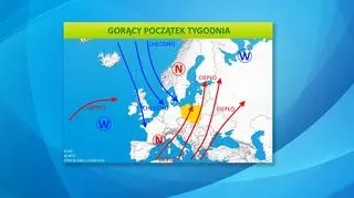 Gorący początek tygodnia