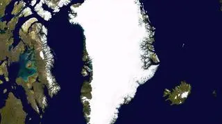 Grenlandia widziana z kosmosu (NASA)