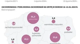 Grypa w Polsce (Maciej Zieliński/PAP)