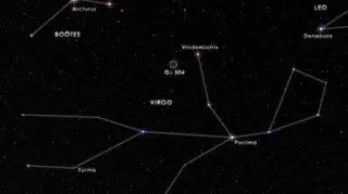 Gwiazdozbiór Panny. Tu widać egzoplanetę (NASA’s Goddard Space Flight Center)