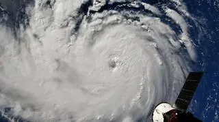 Huragan Florence - zdjęcie z poniedziałku (Richard Arnold/NASA)