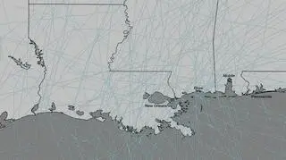 Huragany i cyklony u amerykańskich wybrzeży Zatoki Meksykańskiej (NOAA)