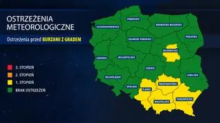 IMGW wydał kolejne ostrzeżenie meteorologiczne