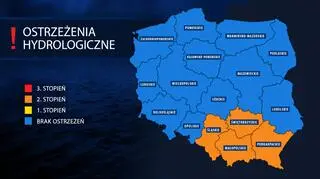 IMGW wydał ostrzeżenia hydrologiczne