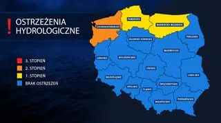 IMGW wydał ostrzeżenia hydrologiczne dla większości regionów Polski