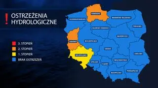 IMGW wydał ostrzeżenia hydrologiczne